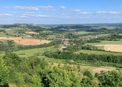 Ausblick von Vézelay