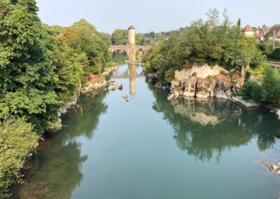 Orthez, Pont Vieux mit Brückenturm